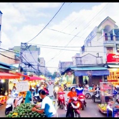 Bán nhà mặt tiền ngã ba chợ kd sầm uốt (1009) | nhà giá rẻ thuận an bình dương