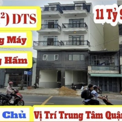 bán nhà mặt tiền chính chủ quận 12 | 3 tầng lầu ,1 tầng hầm | 390 (m²) DTS