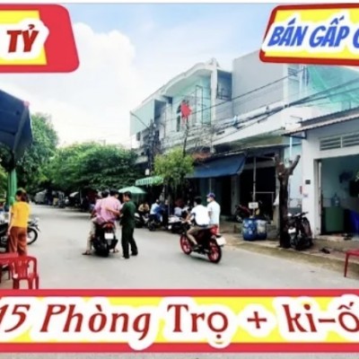 bán gấp dãy trọ 15 Phòng 5 tỷ 100 triệu | mặt tiền gần chợ phường Bình Hòa Thuận An Bình Dương