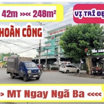 bán nhà mặt tiền 248m² | ngay ngã ba đường lớn trung tâm Tỉnh Bình Dương