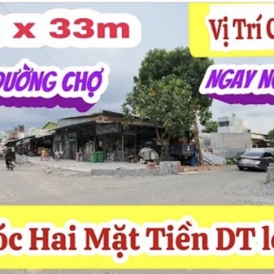 bán nhà Bình Dương (363)|330m² thổ cư | hai mặt tiền ngã tư gần chợ