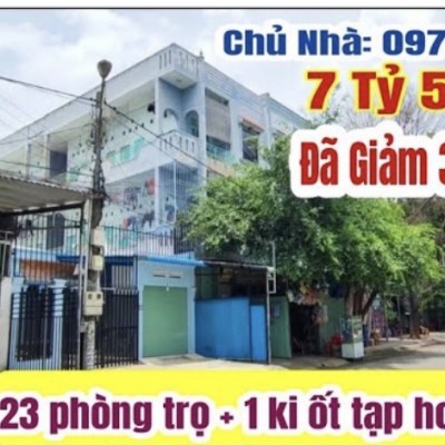 bán nhà Bình Dương (chính chủ)| 1 trệt 2 lầu,23 phòng trọ,1 ki ốt| tôi bán giá rẻ