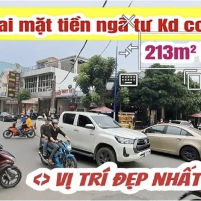 bán gấp quán cà phê hai mặt tiền 213m² ngay ngã tư | nhà bình dương cho đầu tư