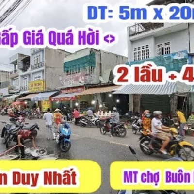 ngộp bank cần bán nhà mt chợ thuân an bình dương |5m x 20m