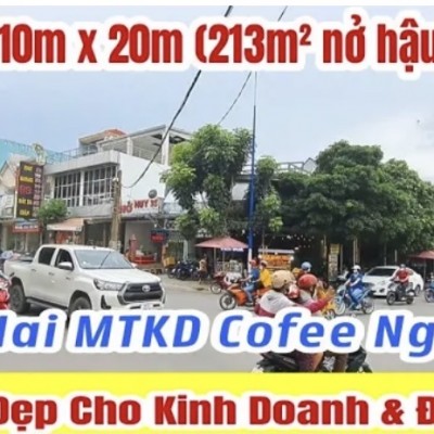 cần bán quán cà phê hai mặt tiền tại bình dương (10m x 20m nở hậu 14m [118]