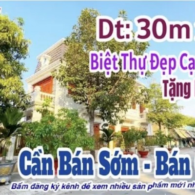 biệt thự sang chảnh hai mặt tiền bán gấp để trả nợ,có giá tốt cho đầu tư