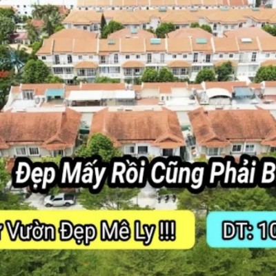 Bán Biệt Thự vườn ngay trung tâm thành phố thuận an Bình Dương ( dt; 10m x 18m full nội thất)