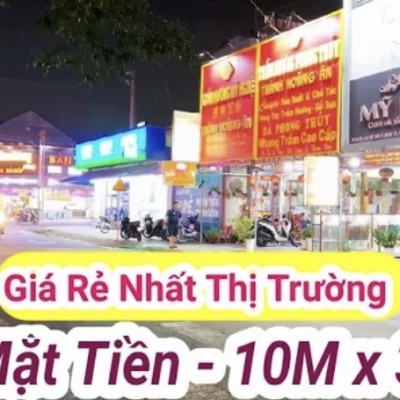 lô góc 3 mặt tiền ngay ngã tư (10m * 30m) giá tốt nhất tại khu vực Thuận An Bình Dương