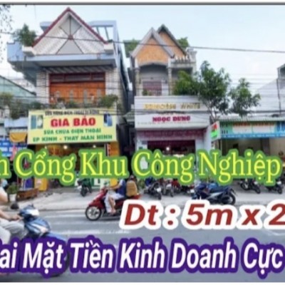 chủ cần bán gấp nhà mặt tiền ngay cổng khu công nghiệp vsip1 thuận an bình dương