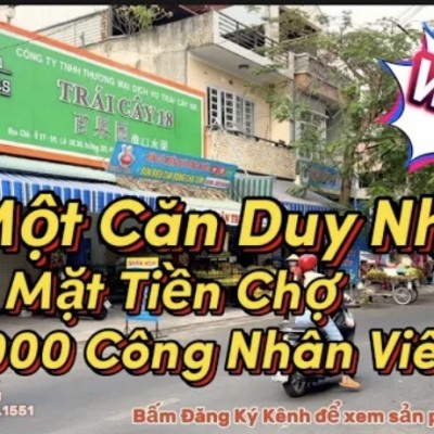 Nhà mặt tiền chợ chủ nhà cần bán gấp,bất động sản đang “hot”tại bình dương