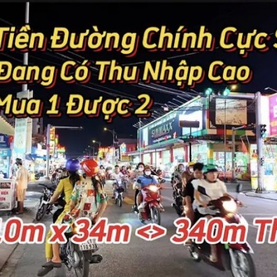 “ Mua một được cả 2” | căn nhà mặt tiền Trục đường sung nhất nhì bình dương