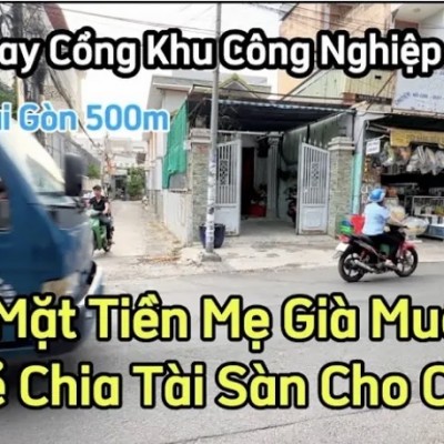 Nhà 3 mặt tiền Mẹ Già Muốn Bán Để Chia Tài Sản Cho Con Cháu | Nhà Cách Sài Gòn Chỉ 500m