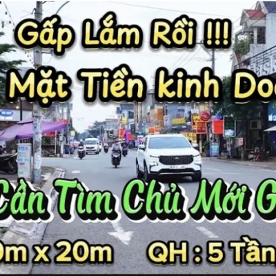 Thông Tin Khẩn Từ 1 Chủ Nhà Tại Bình Dương| Cần Bán Gấp Căn Nhà (10m x 20m) Mặt Tiền Đường Chính KD