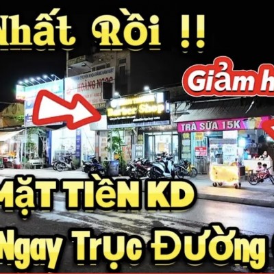 Chưa Xem Đã Thấy Lời !! Nhà mặt tiền kinh doanh rẻ hơn thị trường 1,2 tỷ ,vị trí đẹp ngay cổng chợ