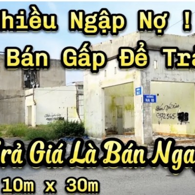 Chủ Nợ Quá Nhiêu !! ngân hàng Dí Quá Nên Phải bán gấp,Bán vội Lô Đất Hai Mặt Tiền Để Trả Nợ