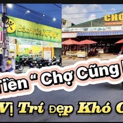 Kẹt Tiền !!! “Chợ Cũng Bán” Vị Trí Ngay Cổng Khu Công Nghiệp VSip1 Kinh Doanh Bao Đẹp !!!