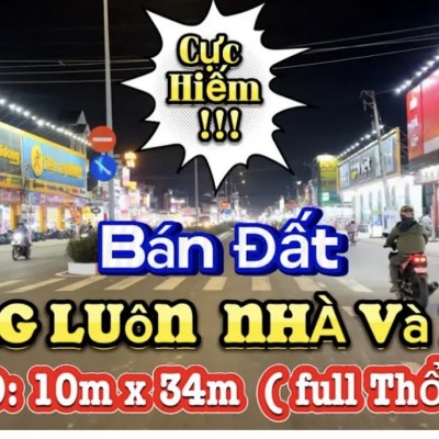 MUA MỘT ĐƯỢC CẢ HAI !! Bán Đất Được Tặng Kèm Nhà Và Kho VỚi Mặt Tiền Kinh Doanh Đẹp Khó Chê