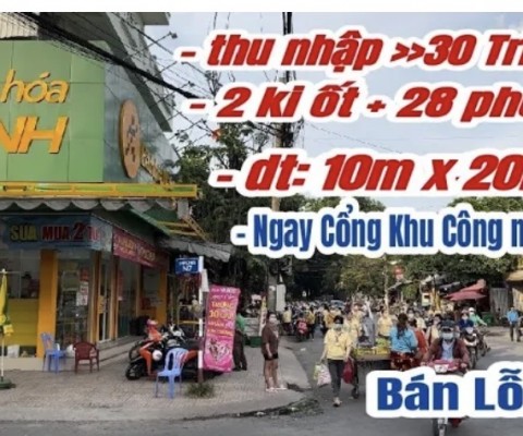 bán nhà bình dương diện tích (10m * 20m) ,có 2 ki ốt 28 phòng, thu nhập 28 triệu