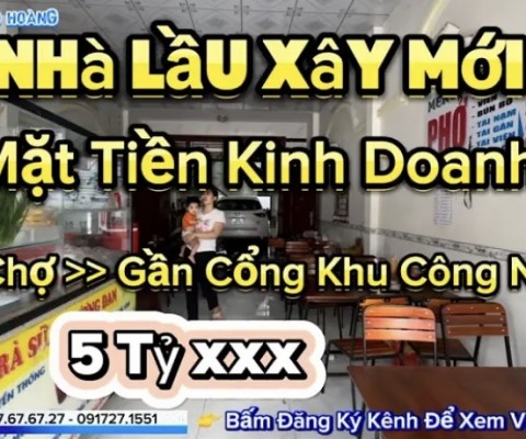 Bán nhà mặt tiền Gần Chợ,Gần Cổng Khu Công Nghiệp ViSip1 Bình Dương