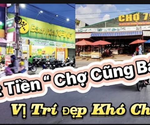 Kẹt Tiền !!! “Chợ Cũng Bán” Vị Trí Ngay Cổng Khu Công Nghiệp VSip1 Kinh Doanh Bao Đẹp !!!