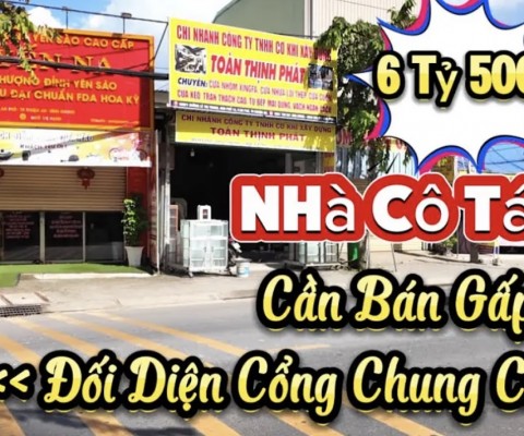 Quá Hót !! Quá Hời Cho Các Nhà Đầu tư !! Căn Nhà Mặt Tiền Ngay Cổng Chung Cư Giá Chỉ Hơn 6 đồng