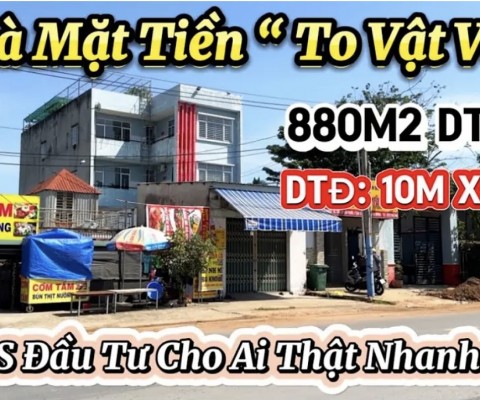 QUÁ HỜI LUÔN !!! BẤT ĐỘNG SẢN THANH LÝ DỊP CUỐI NĂM .Nhà Mặt Tiền “To Vật Vã” 